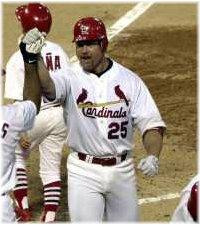 Mark at Busch Stadium 2000