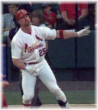 Mark at Busch Stadium 1999